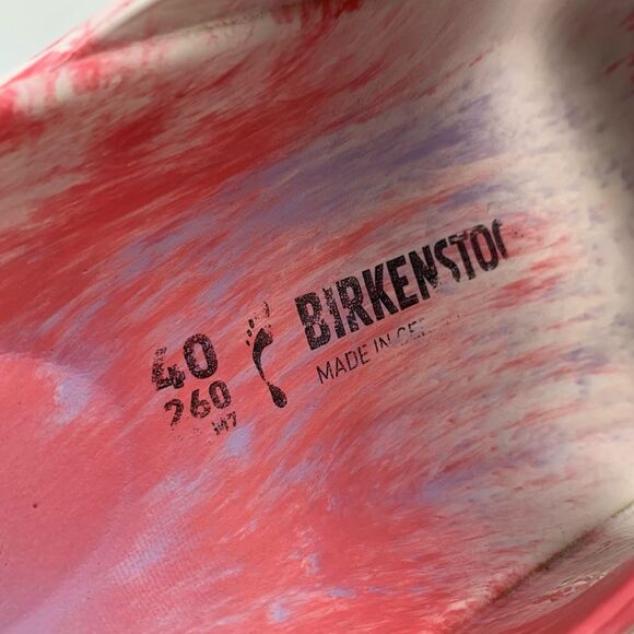 Birkenstock Women's Purple Arizona Eva Multicolor Fog Sandals Size 40 US 9/9.5 - Picture 6 of 13
